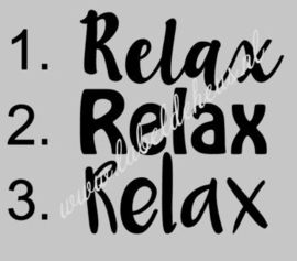 Label voor Roller 10ml - Relax