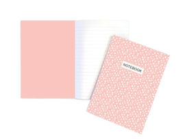 Schriftje A5 - Roze dots