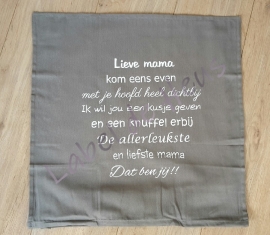 Kussen Lieve mama