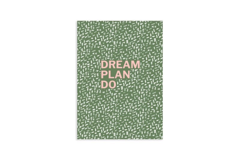 Schriftje A6 - Dream plan do