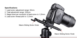 SUNWAYFOTO MACRO FOCUSING RAIL MFR-150