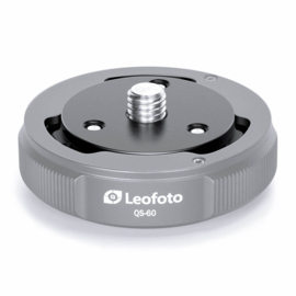 Leofoto Q60 snelkoppelingsplaat voor QS-60 Quick-link set