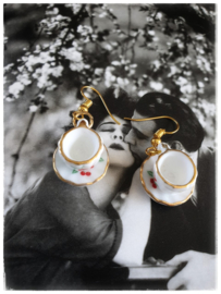 Oorbellen - You're my cherry on top (1 exemplaar voor Emanuelle)