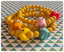Armbandenset van 3 - Pac-Man