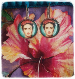 Oorbellen - Frida Kahlo - Turquoise