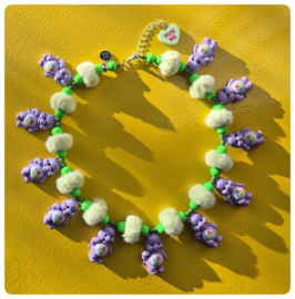 Ketting - Troetelbeertjes lila