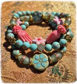 Armbanden set van 3 -  Flower