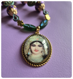 Ketting - Goddess Lakshmi (Godin van licht, rijkdom en geluk)