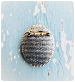 Broche - Electric blue