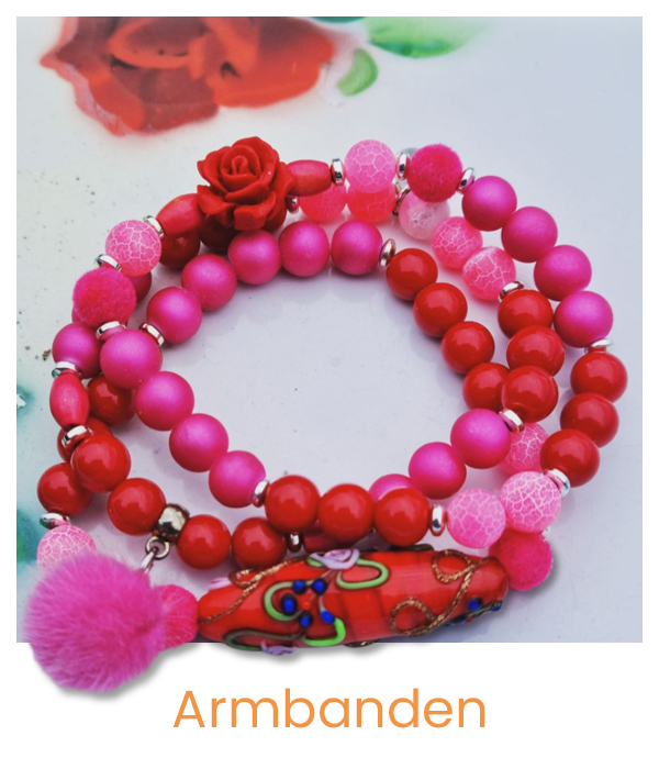 Kleurrijke armbanden, unieke armbanden, kralenarmband | Bonte Vink