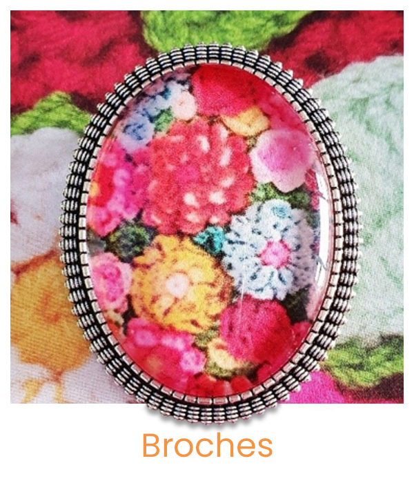 Vintage broche, unieke broches, kleurrijke broches | Bonte Vink