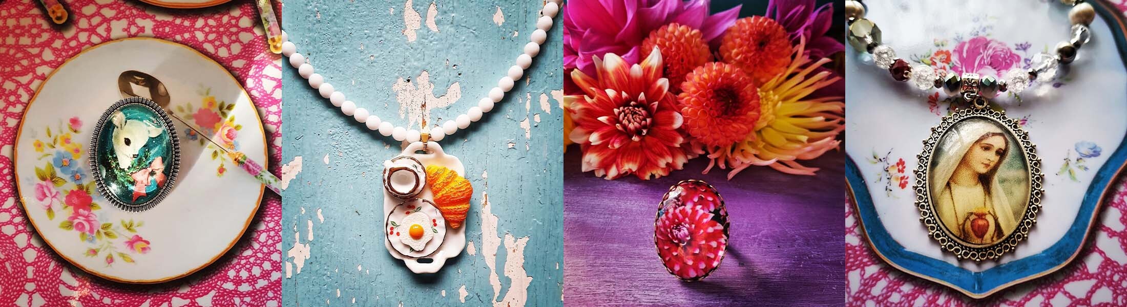 Handgemaakte sieraden, unieke sieraden, kleurrijke sieraden | Bonte Vink