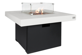 Easy Fires vuurtafel Milano Square (vierkant) Wit