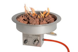 Easy Fires Inbouwbrander rond RVS (40 cm)