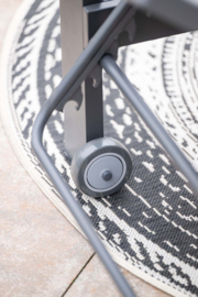 Cube ligbed carbon black / antraciet