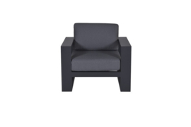 Cube lounge fauteuil carbon black / reflex black