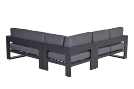 Cube lounge set 3-dlg carbon black / reflex black