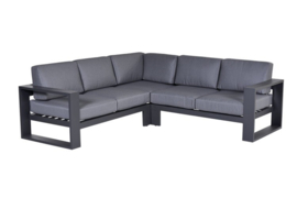 Cube lounge set 3-dlg carbon black / reflex black