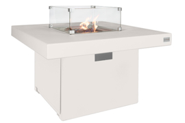 Easy Fires vuurtafel Milano Square (vierkant) Wit