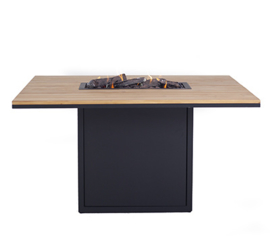 Cosiloft 120 Relax Dining Table Black/Teak