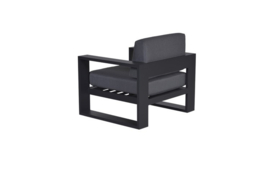 Cube lounge fauteuil carbon black / reflex black