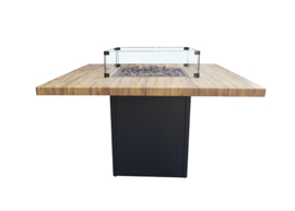 Cozy Living Vuurtafel Sagres 120x120 carbon black