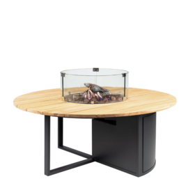 Cosiloft 120 round black / teak