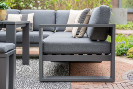 Cube lounge set 3-dlg carbon black / reflex black