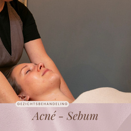 Gezichtsbehandeling Acné  - Sebum (vanaf € 55,00)