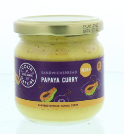 Your Organic Nature Sandwichspread papaya-curry