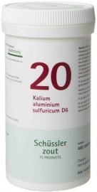 Schüssler Nummer 20: Kalium-aluminium sulfuricum