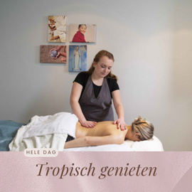 Hele dag arrangement - Tropisch genieten (met massage-stijl naar keuze, vanaf € 160,00)