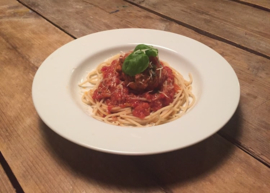 Spaghetti met Italiaanse gehaktballetjes (eiwitrijk)