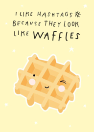 Postcard waffles