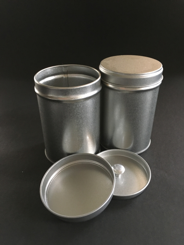 5.4 Round Stackable Tea Tin with Dual Lid