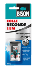 SECONDELIJM MINIS 3X1G VLOEIBAAR BOX TUBE 3 X 1 G (BLISTER)