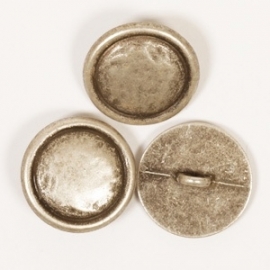 529 Blinde knoop (zilver) 20mm