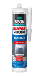 SUPER SILICONE SANITAIR KOKER 300 ML WIT