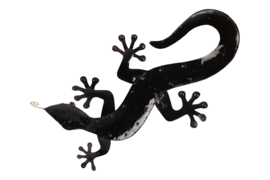 gekko metaal rood met stip