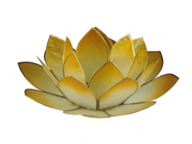 lotus waxinelicht groot in geel