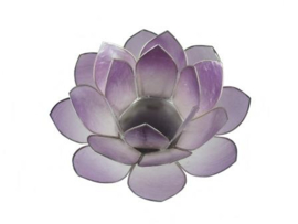 lotus waxinelicht groot in paars