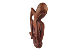 houten beeld dromerig S