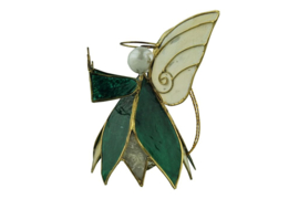 hanger engel in groen en wit