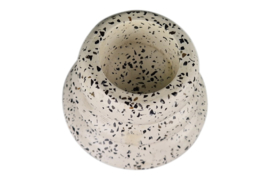 waxinelicht stonerazzo zwart 3 stone