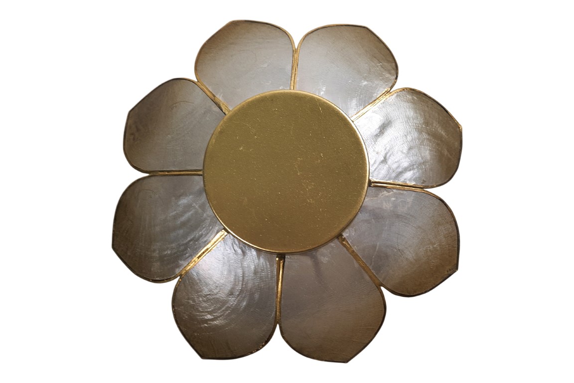 Zandkleurige lotus waxinelichthouder - Sfeervol en elegant