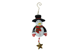 hanger sneeuwman met ster