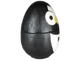 Ei met pinguin-motief