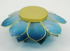 waxinelicht lotus klein blauw