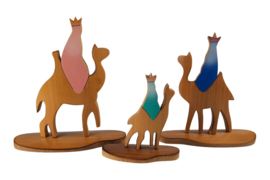 Kerstgroep van bamboe