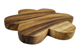 design onderzetter in bloemvorm